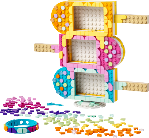 LEGO DOTS Ramki na zdjęcia w kształcie lodów i bransoletka 41956