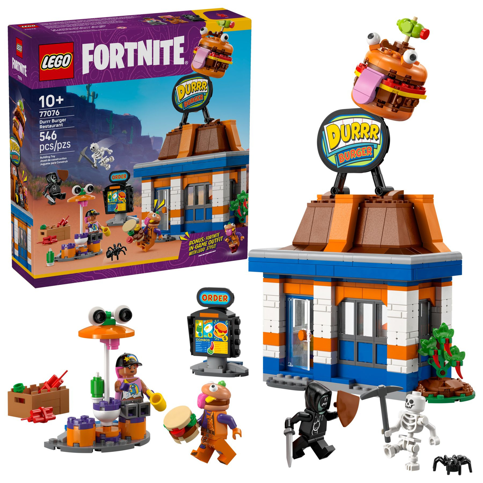 Lego Fortnite 77076 Restaurcja Durr Burgerownia
