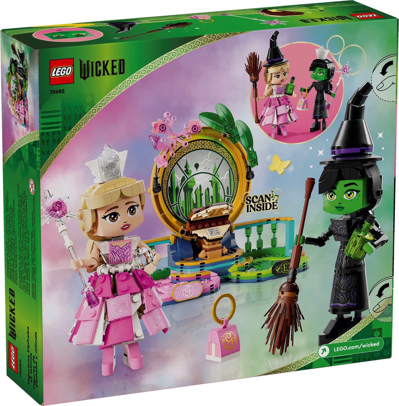 Lego Wicked 75682 Figurki Elphaby i Glindy