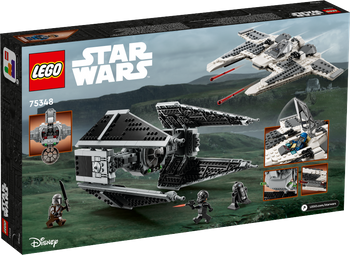 LEGO STAR WARS Mandaloriański myśliwiec Fang Fighter kontra TIE Interceptor 75348