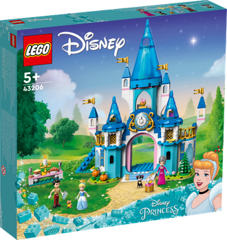 LEGO DISNEY Zamek Kopciuszka i księcia z bajki 43206