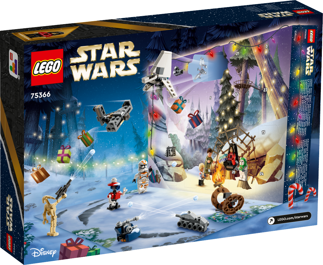 LEGO STAR WARS Kalendarz adwentowy 2023 75366