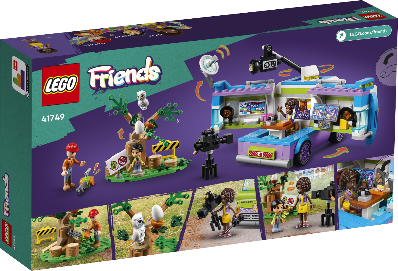 LEGO FRIENDS Reporterska furgonetka 41749