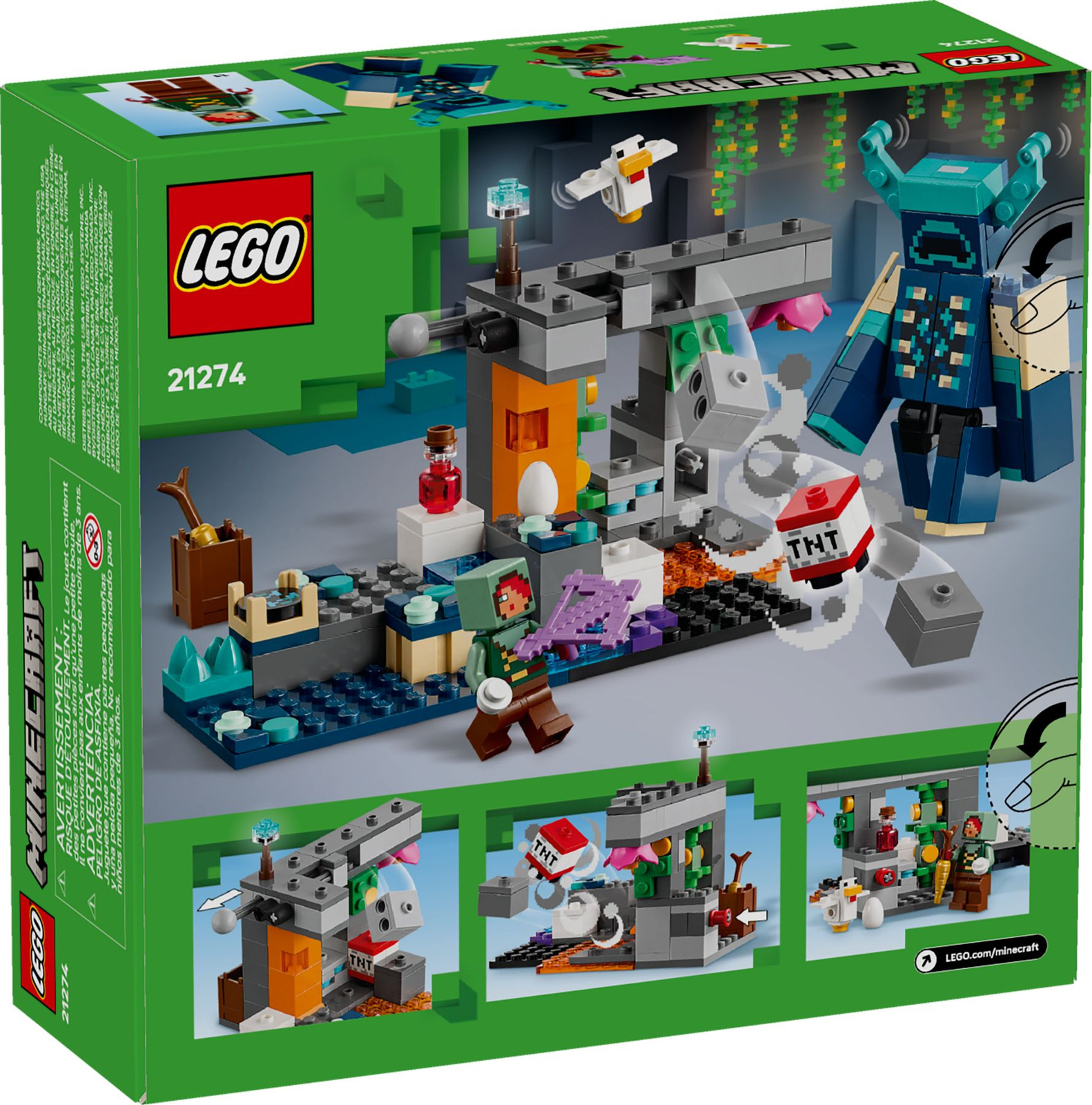 Lego Minecraft 21274 Spotkanie ze strażnikiem