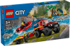 LEGO CITY Terenowy wóz strażacki z łodzią ratunkową 60412