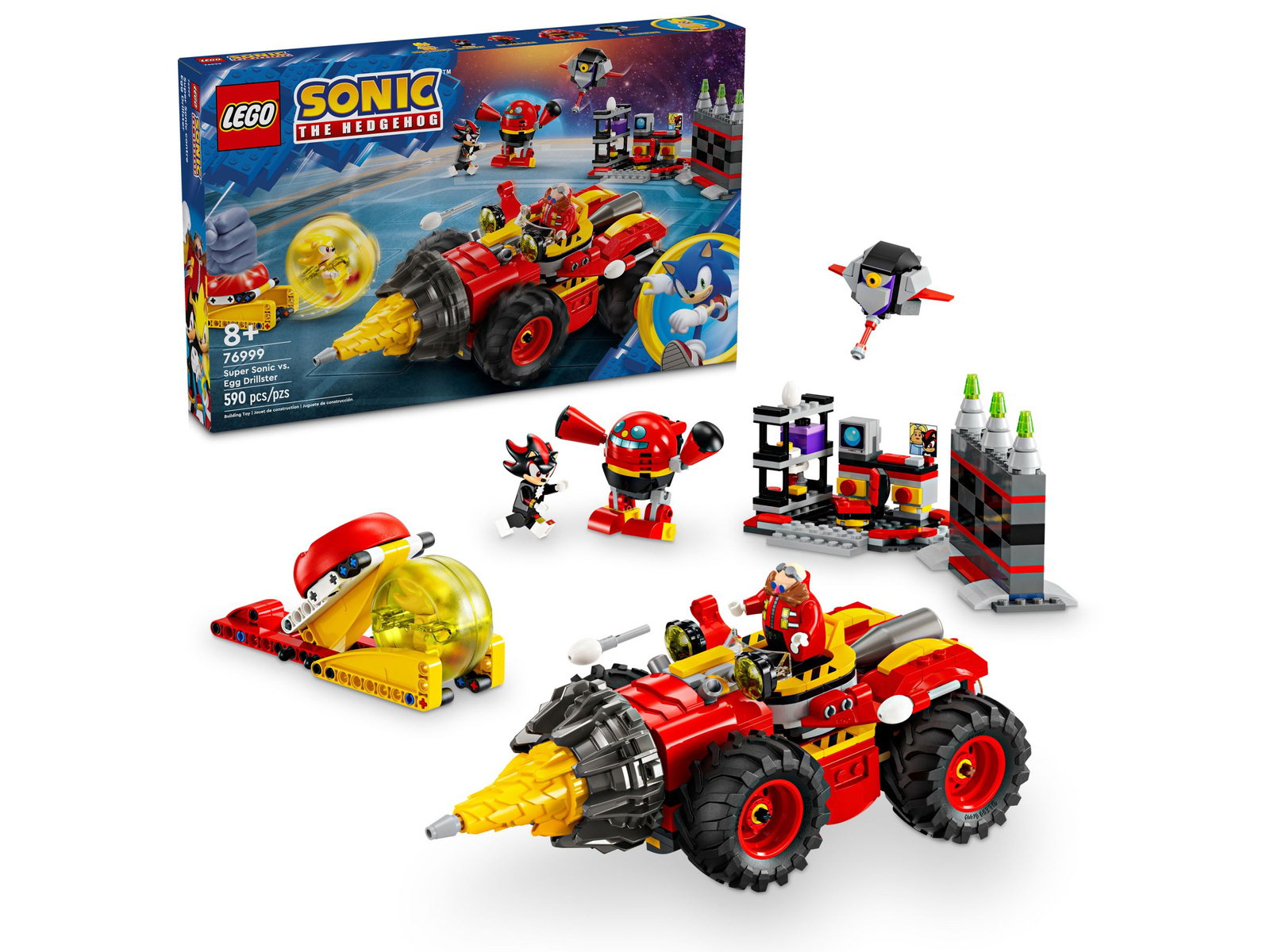 Lego Sonic 76999 Super Sonic kontra Egg Drillster