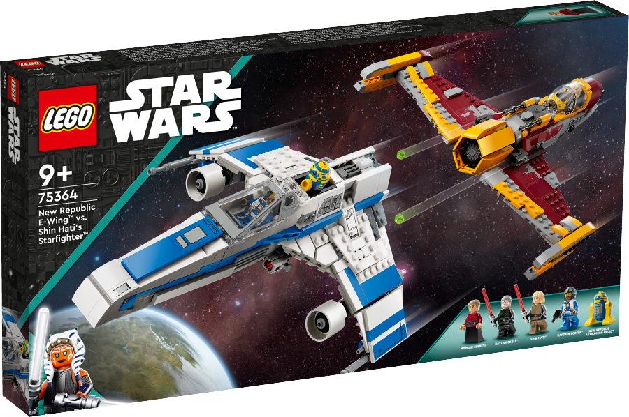 LEGO STAR WARS E-Wing™ Nowej Republiki kontra Myśliwiec™ Shin Hati 75364