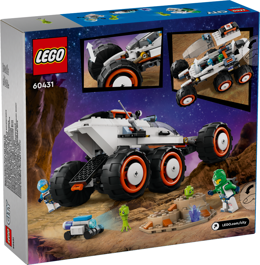 LEGO CITY Kosmiczny łazik i badanie życia w kosmosie 60431