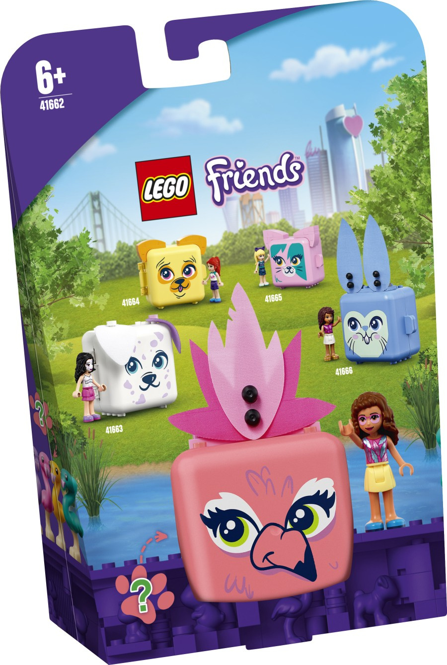 LEGO FRIENDS  Kostka Olivii z flamingiem 41662