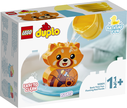 LEGO DUPLO Zabawa w kąpieli: pływająca czerwona panda 10964