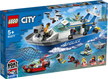 LEGO CITY  Policyjna łódź patrolowa 60277