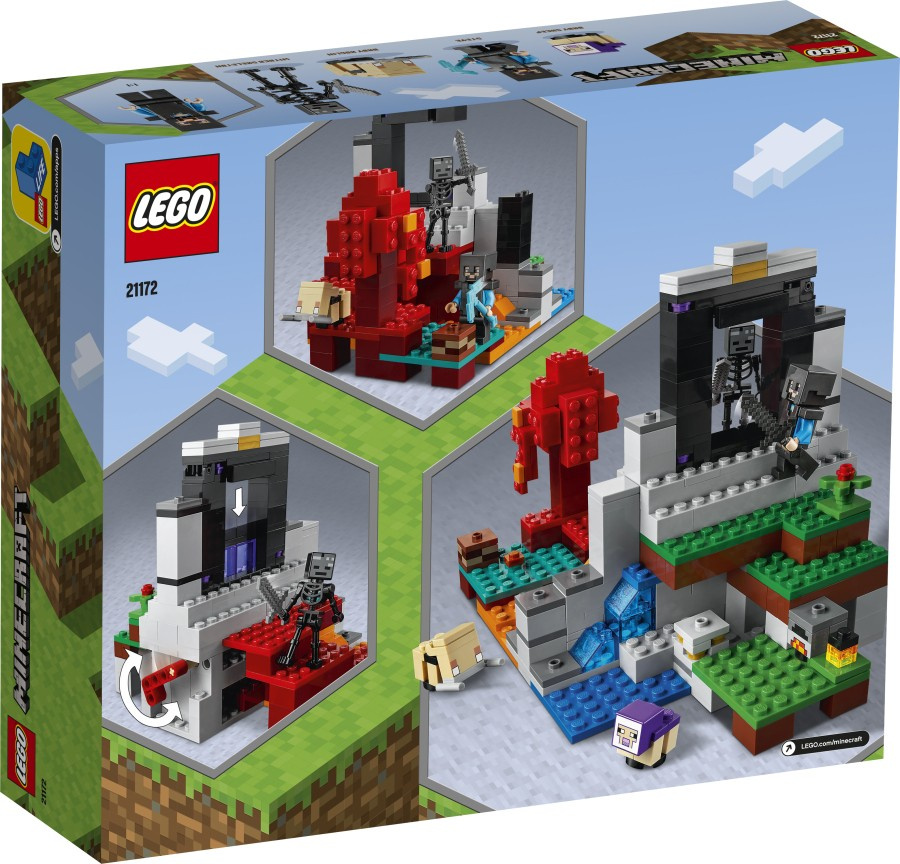 LEGO  MINECRAFT  Zniszczony portal 21172