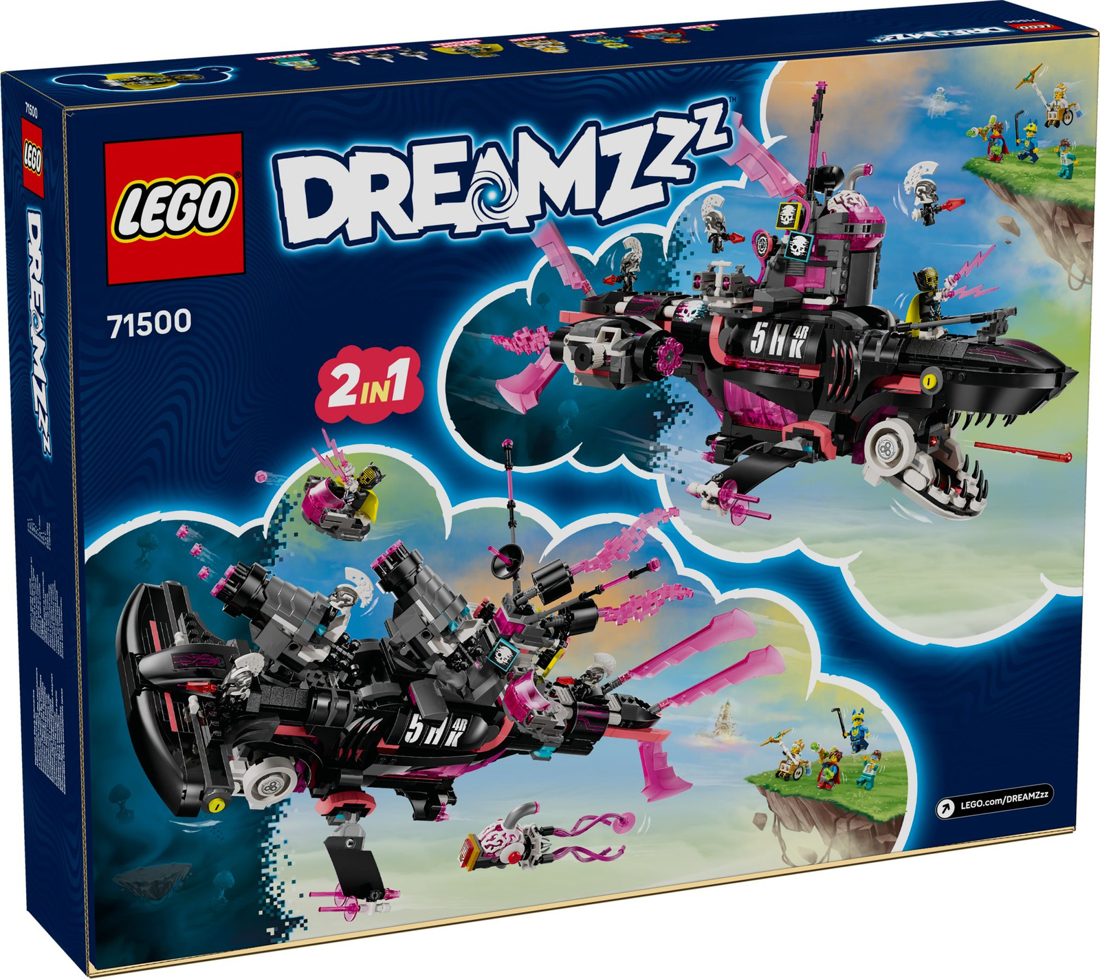 Lego DREAMZzz 71500 Koszmarny Rekinokręt podwodny