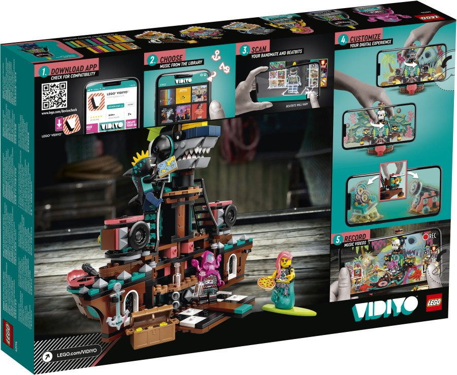 VIDIYO 43114 Punk Pirate Ship