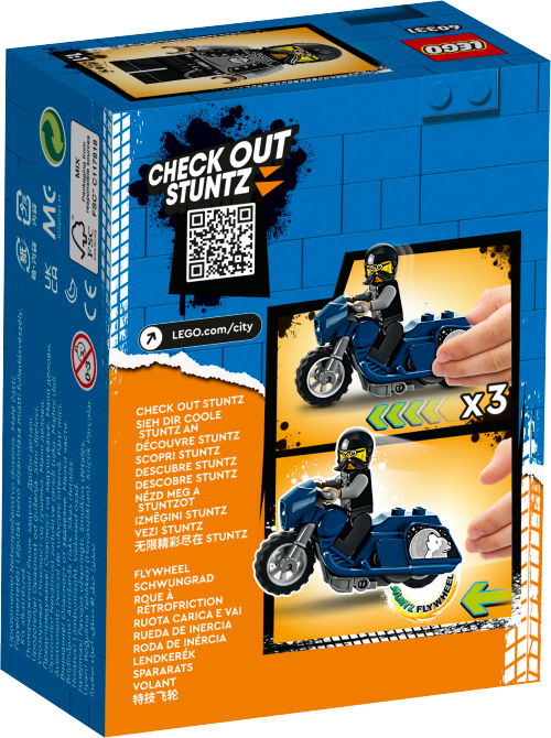 LEGO CITY Turystyczny motocykl kaskaderski 60331
