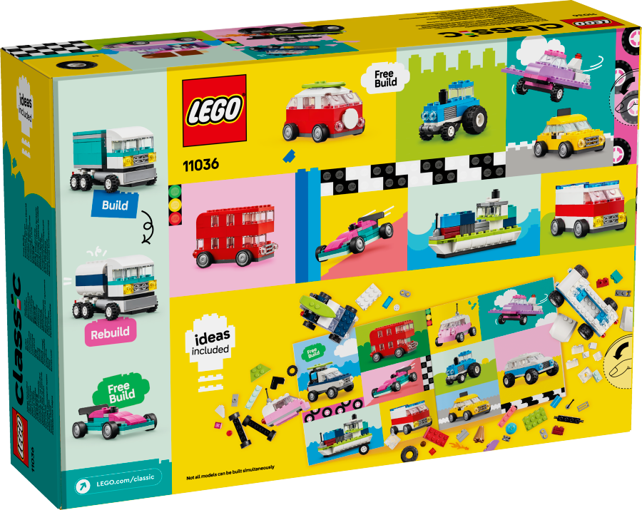LEGO CLASSIC Kreatywne pojazdy 11036