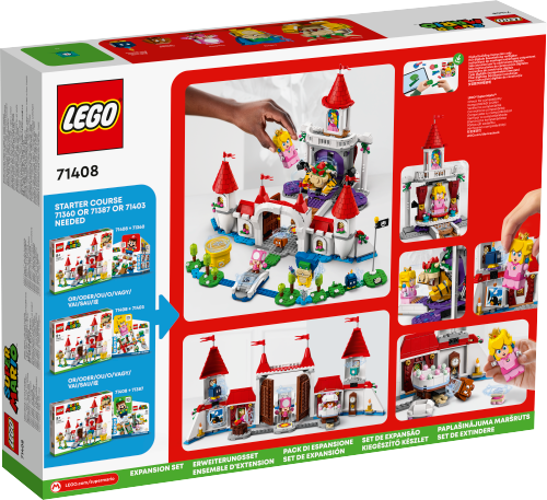 LEGO SUPERMARIO Zamek Peach — zestaw rozszerzający 71408
