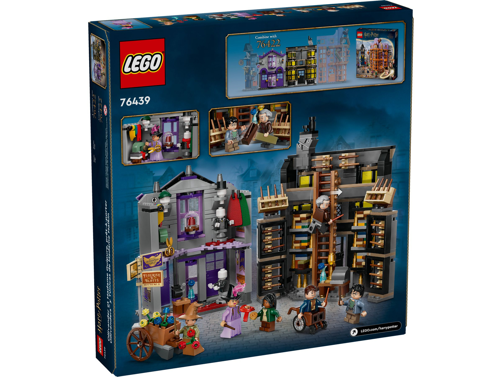 Lego Harry Potter 76439 Sklepy Ollivandera i Madame Malkin