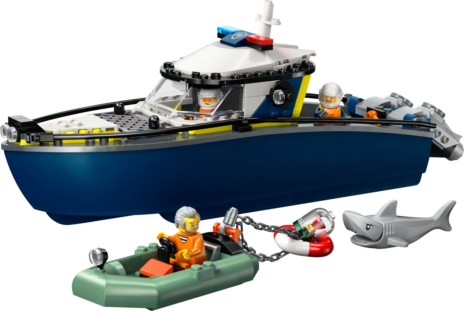 Lego City 60456 Pościg łodzią policyjną