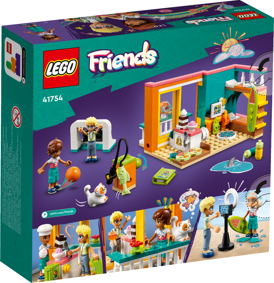 LEGO FRIENDS Pokój Leo 41754