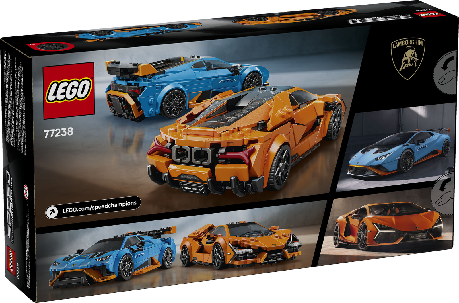 Lego Speed Champions 77238  Lamborghini Revuelto i Huracán STO