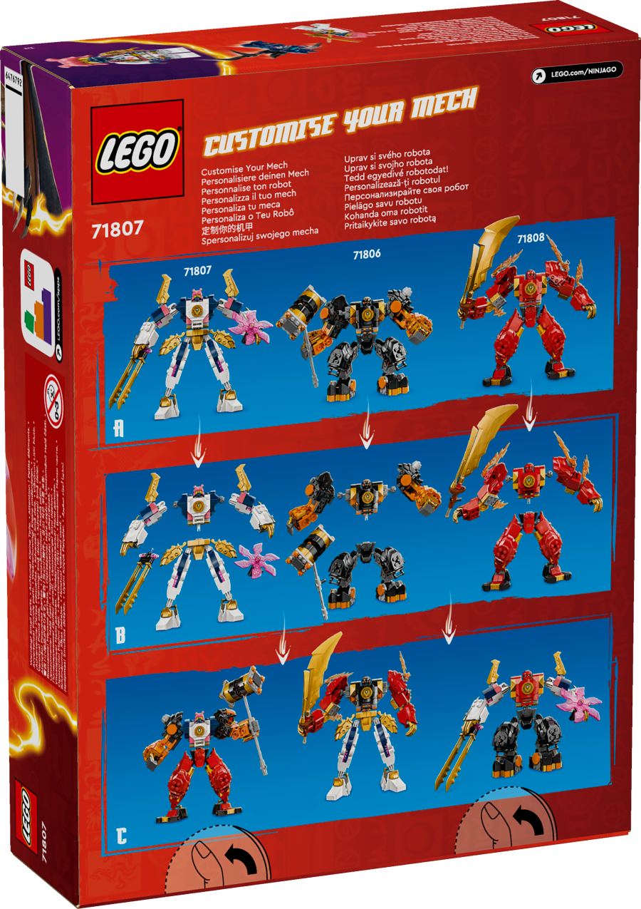 LEGO NINJAGO Mech żywiołu technologii Sory 71807