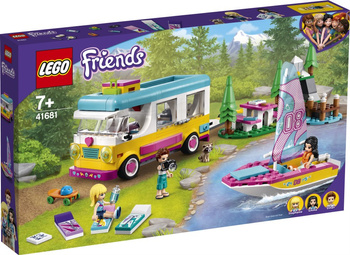 LEGO FRIENDS Leśny mikrobus kempingowy i żaglówka   41681