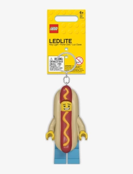 Breloczek lat. LEGO KE119 Hot Dog latarka