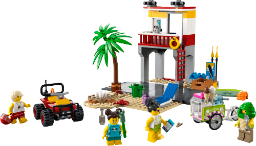 LEGO CITY Stanowisko ratownicze na plaży 60328