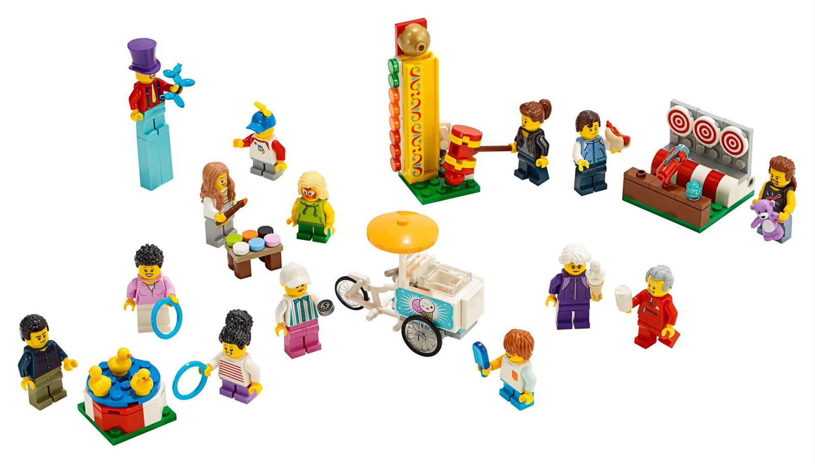 CITY  60234 WESOŁE MIASTECZKO - ZESTAW MINIFIGUREK