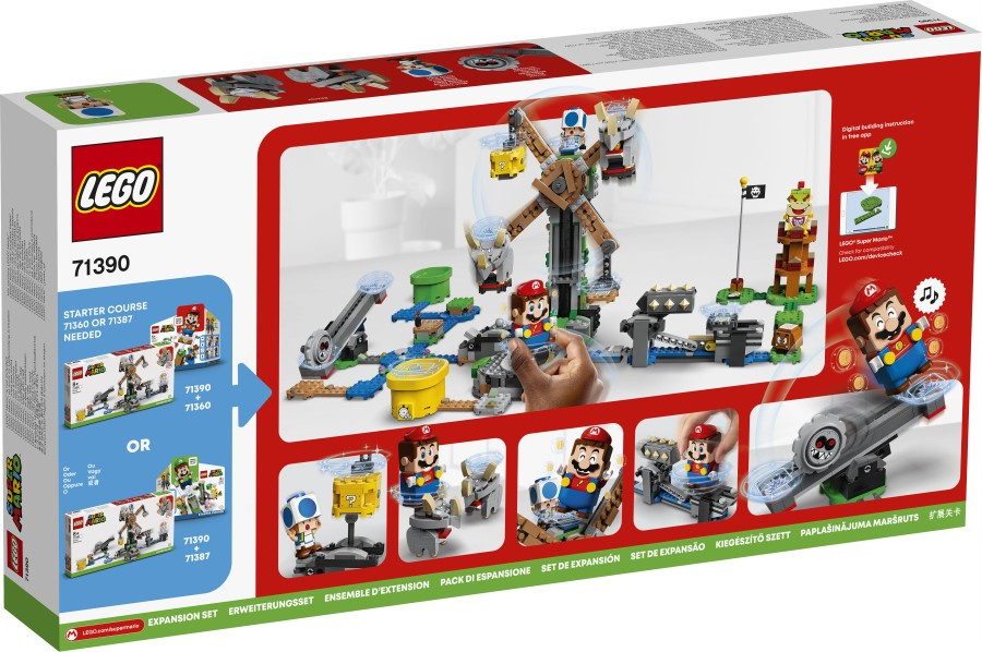 LEGO SUPER MARIO  Walka z Reznorami — zestaw dodatkowy 71390