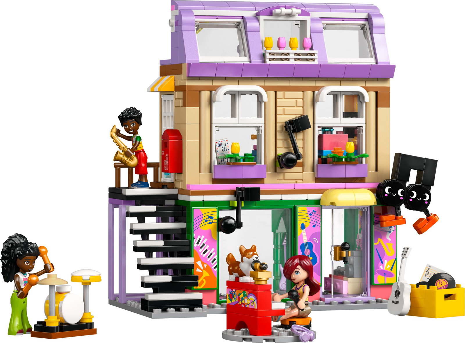 Lego Friends 42653 Sklep muzyczny i mieszkanie