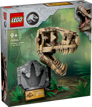 LEGO JURASSIC WORLD Szkielety dinozaurów — czaszka tyranozaura 76964