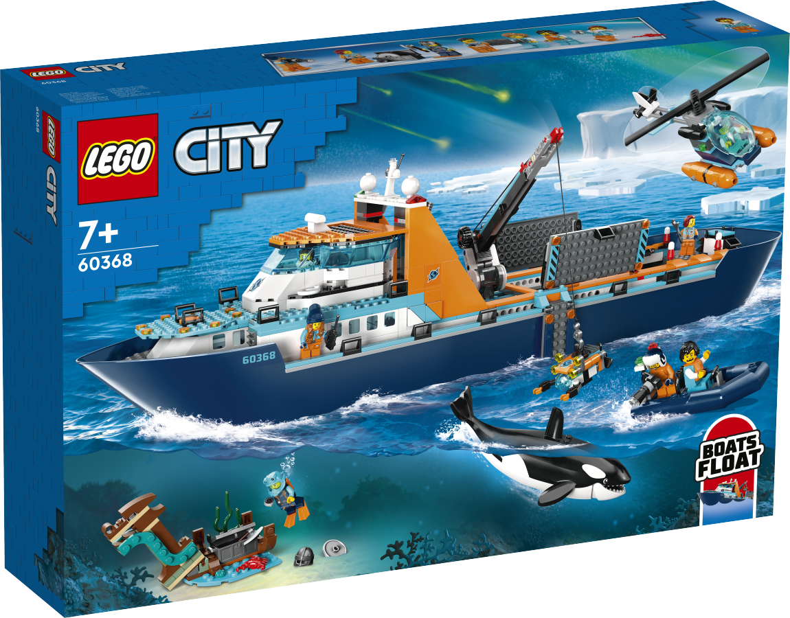 LEGO CITY Łódź badacza Arktyki 60368