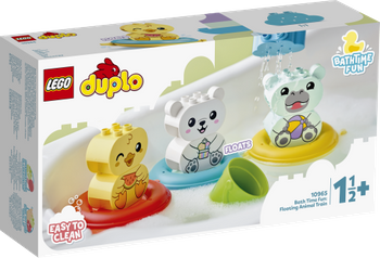 LEGO DUPLO Zabawa w kąpieli: pływający pociąg ze zwierzątkami 10965