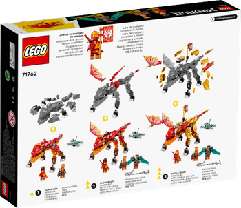 LEGO NINJAGO Smok ognia Kaia EVO 71762