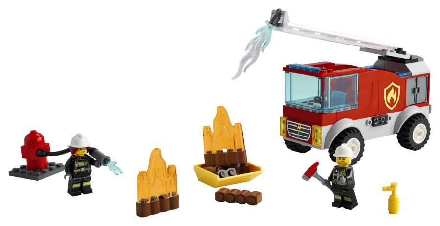 LEGO CITY  Wóz strażacki z drabiną 60280