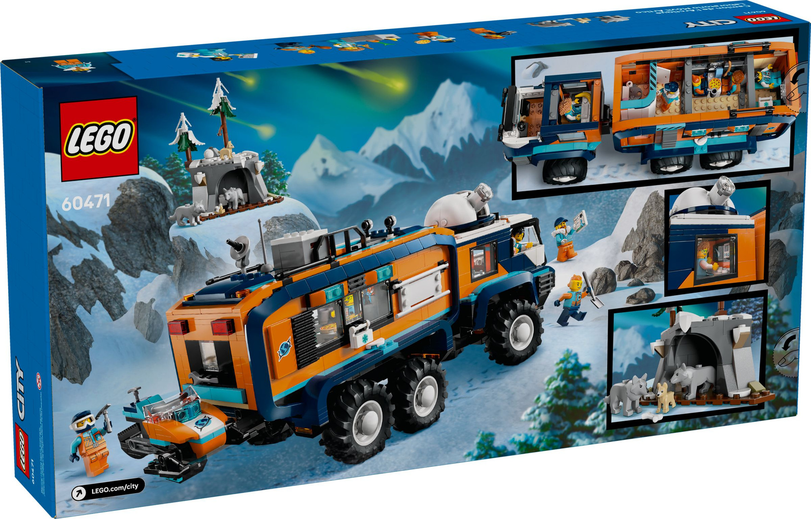 Lego City 60471 Ciężarówka z laboratorium arktycznej odkrywczyni