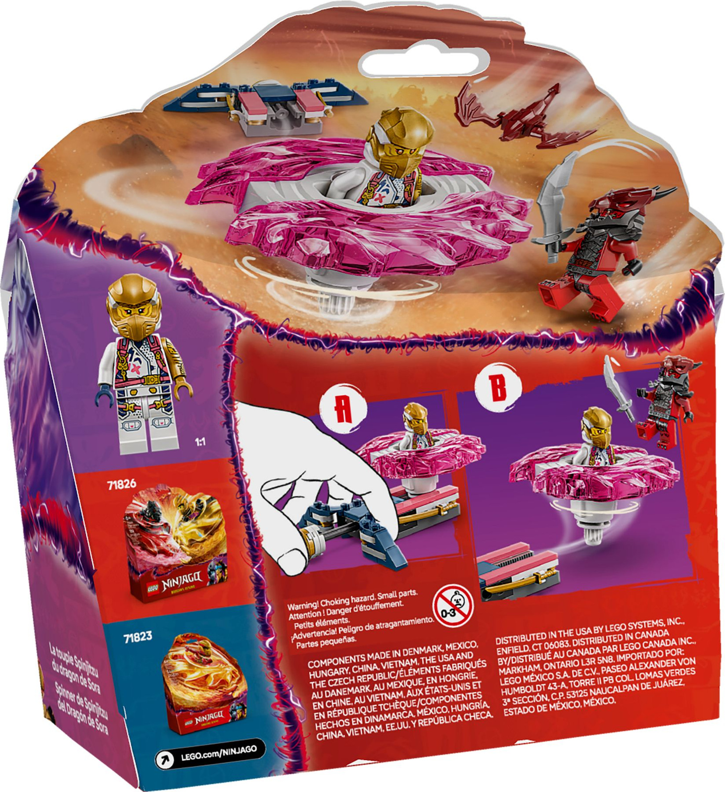 Lego Ninjago 71824 Smoczy spinner Spinjitzu Sory