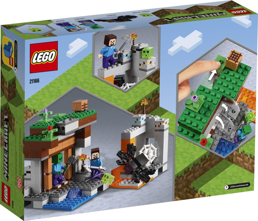 LEGO MINECRAFT  „Opuszczona” kopalnia 21166