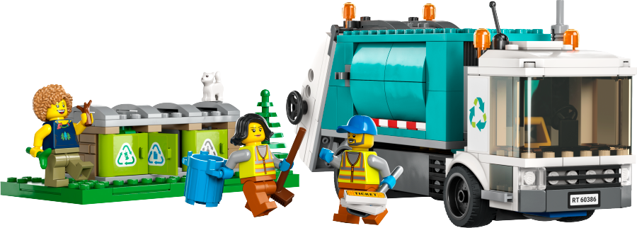 LEGO CITY Ciężarówka recyklingowa 60386