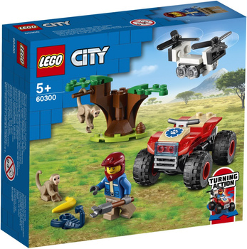 LEGO CITY   Quad ratowników dzikich zwierząt 60300