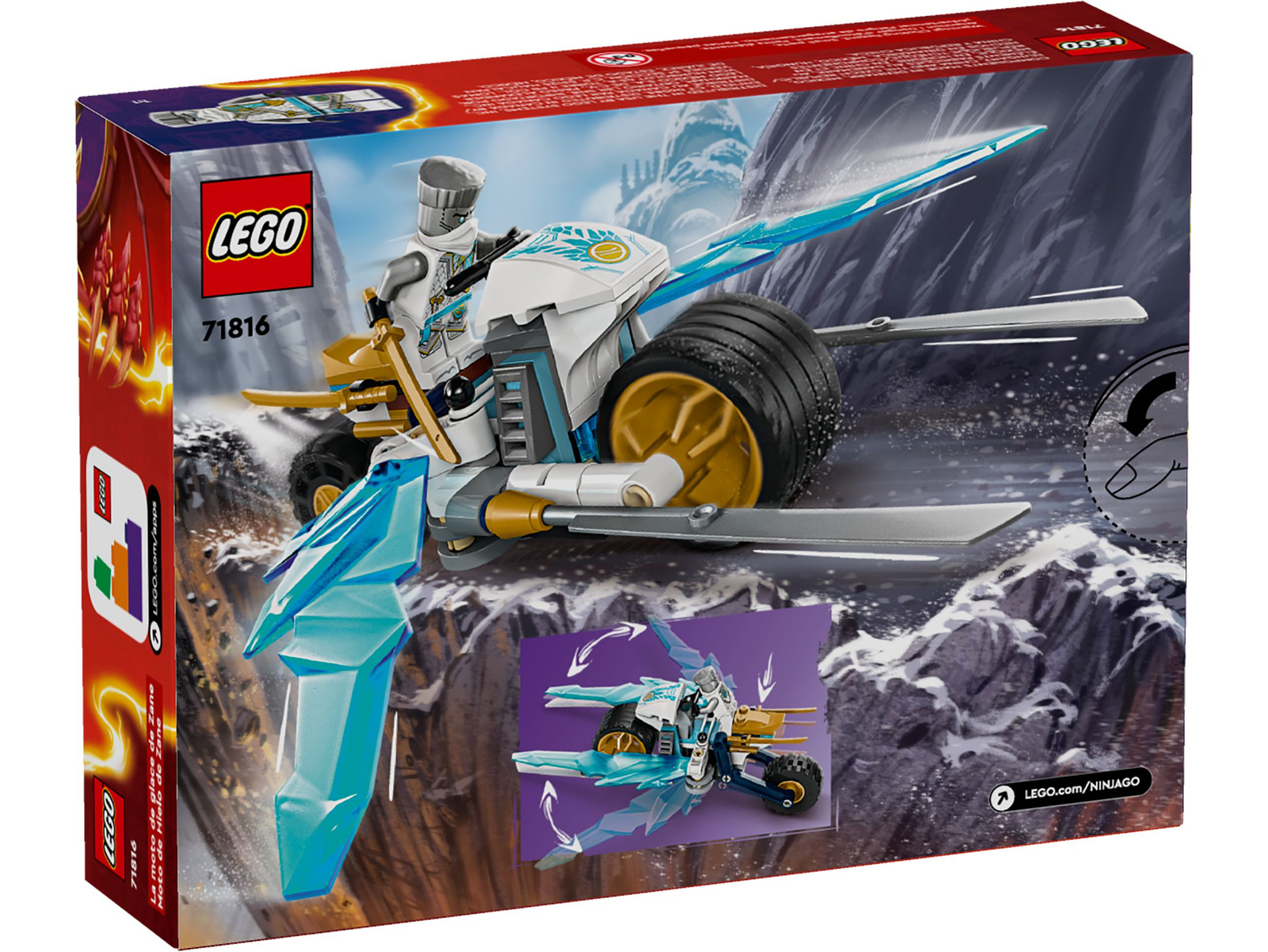 Lego Ninjago 71816 Lodowy motocykl Zane’a