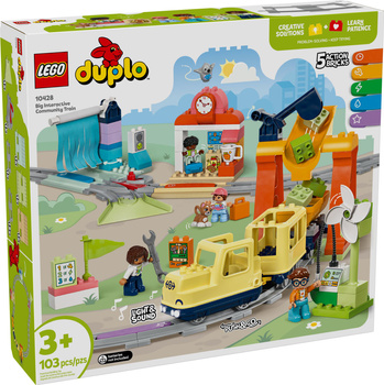 Lego Duplo 10428 Duży interaktywny pociąg miejski