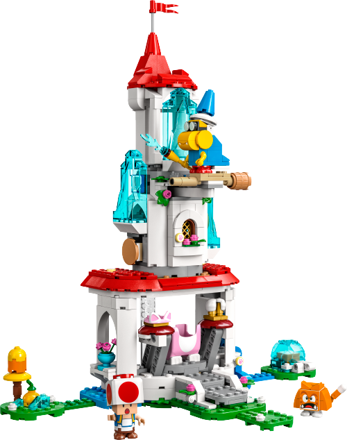 LEGO SUPERMARIO Cat Peach i lodowa wieża — zestaw rozszerzający 71407
