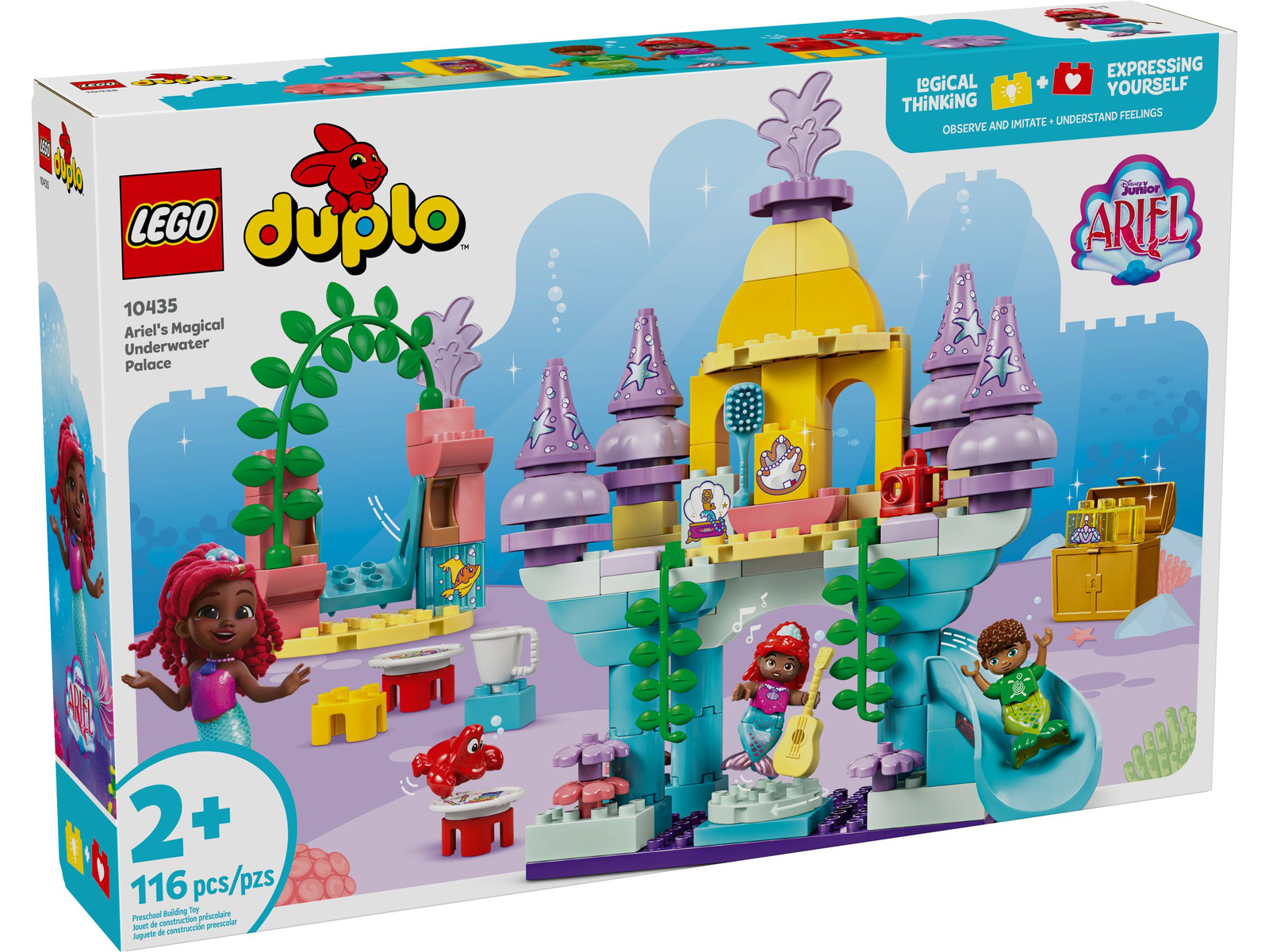 Lego Duplo 10435 Magiczny podwodny pałac Arielki