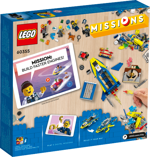 LEGO CITY Śledztwa wodnej policji 60355