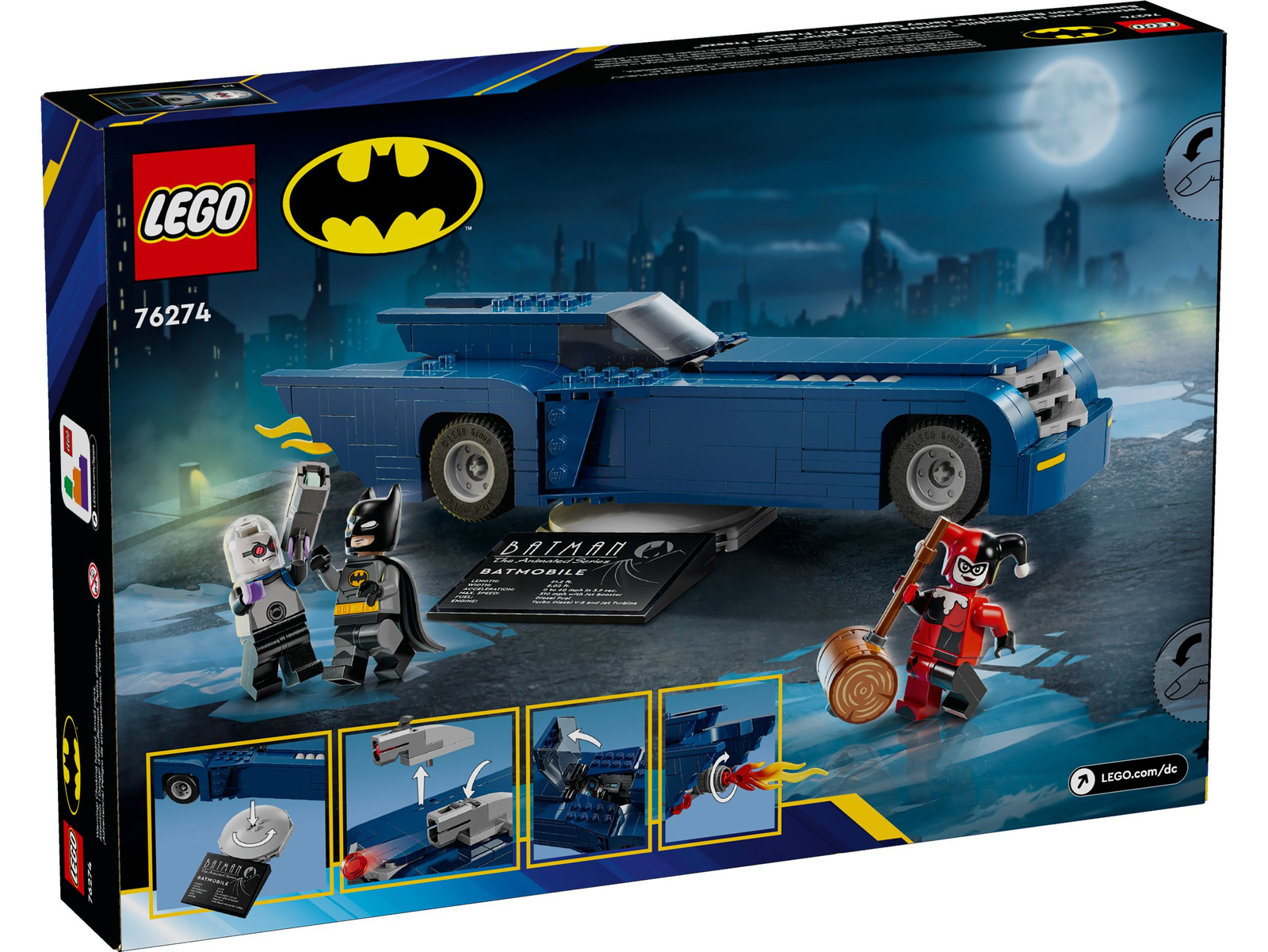 Lego Super Heroes 76274 Batman z batmobilem kontra Harley Quinn i Mr. Freeze
