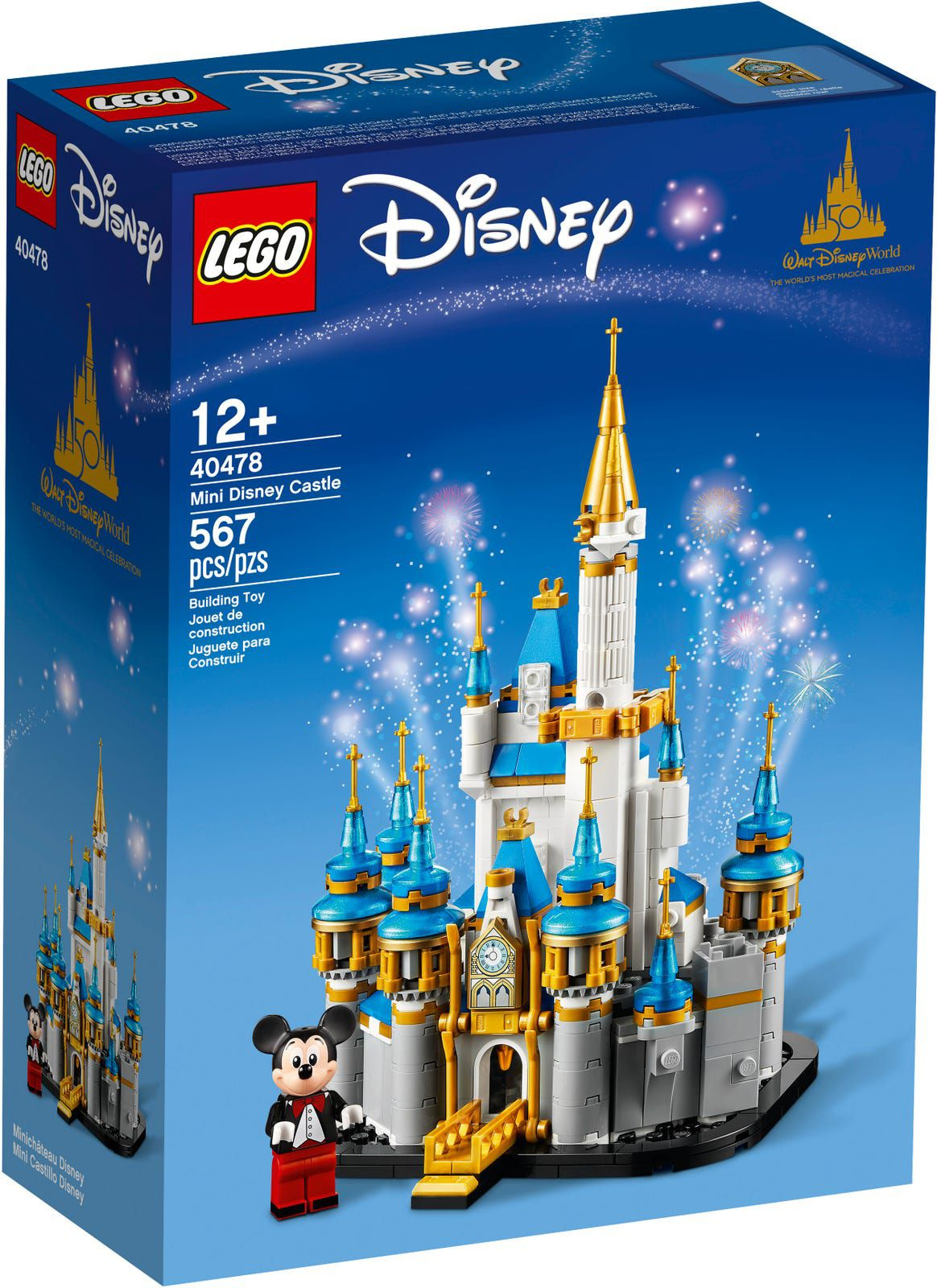 LEGO Disney 40478 Miniaturowy zamek Disneya