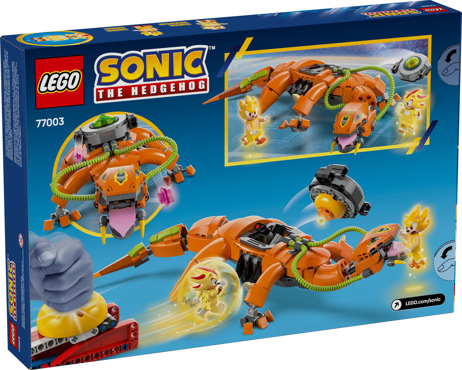 Lego Sonic 77003 Super Shadow kontra Biolizard